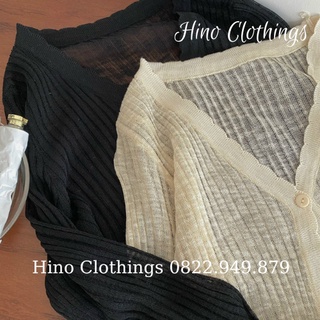 Áo khoác cardigan len mỏng H028