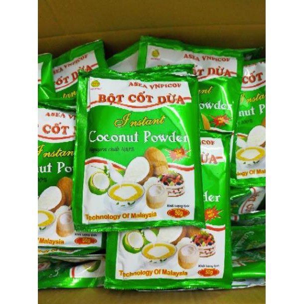 1 gói Bột cốt dừa không đường làm bánh keto thơm ngon - Healthy