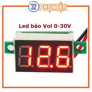 Led báo volt, dãy đo 0V - 100V DC ( P010)
