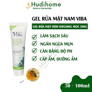 Gel rửa mặt dịu nhẹ VIBA kiềm dầu, ngừa mụn, trẻ hóa da 30/100ml