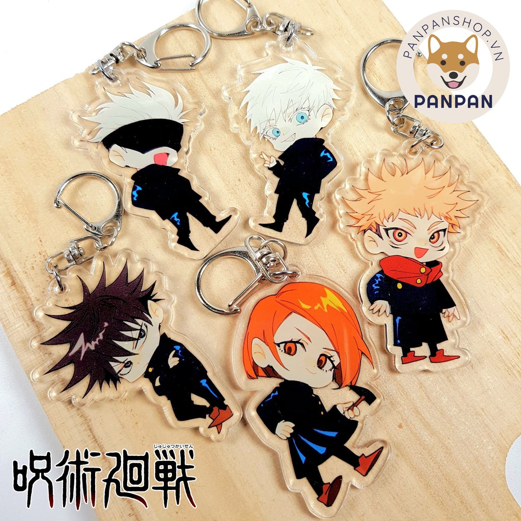 Móc khóa mica Anime Jujutsu Kaisen (6cm)