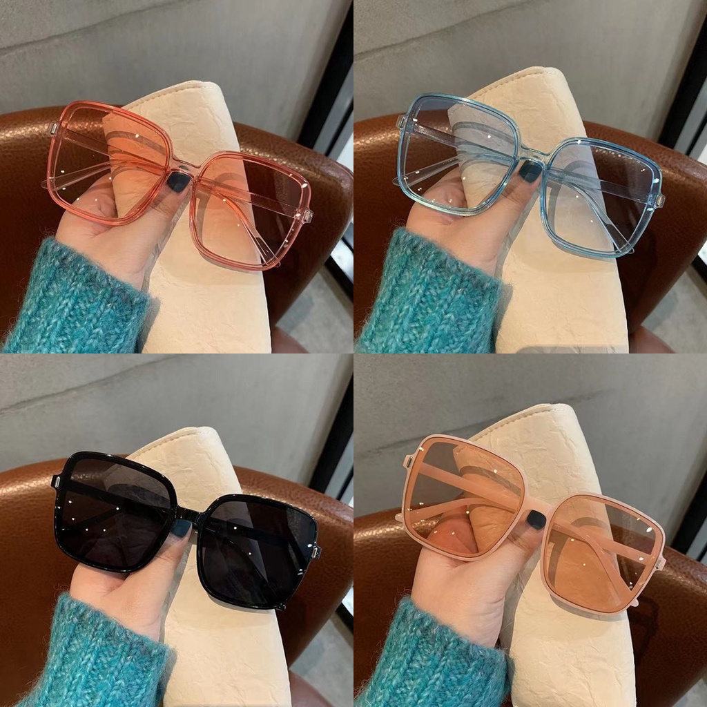 Kính Mát Vuông Chống Tia Uv 5 Màu Sắc Thời Trang