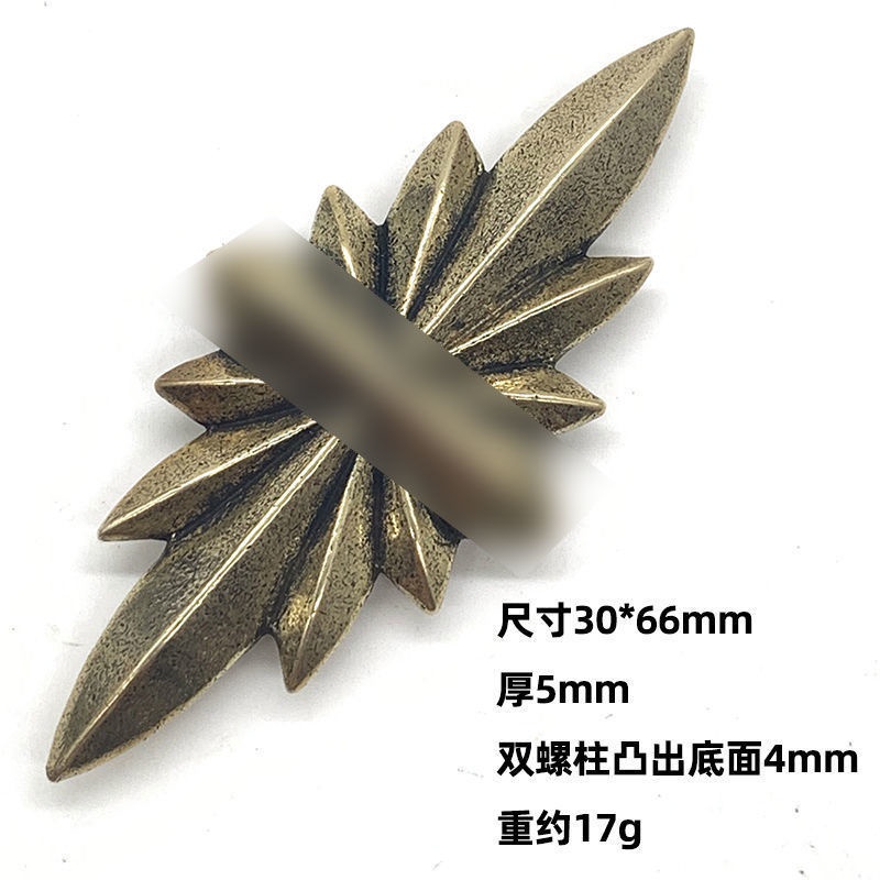 Khóa Cài Hành Lý Bằng Đồng Thau Nguyên Chất Hình Đầu Bò Ấn Độ Retro