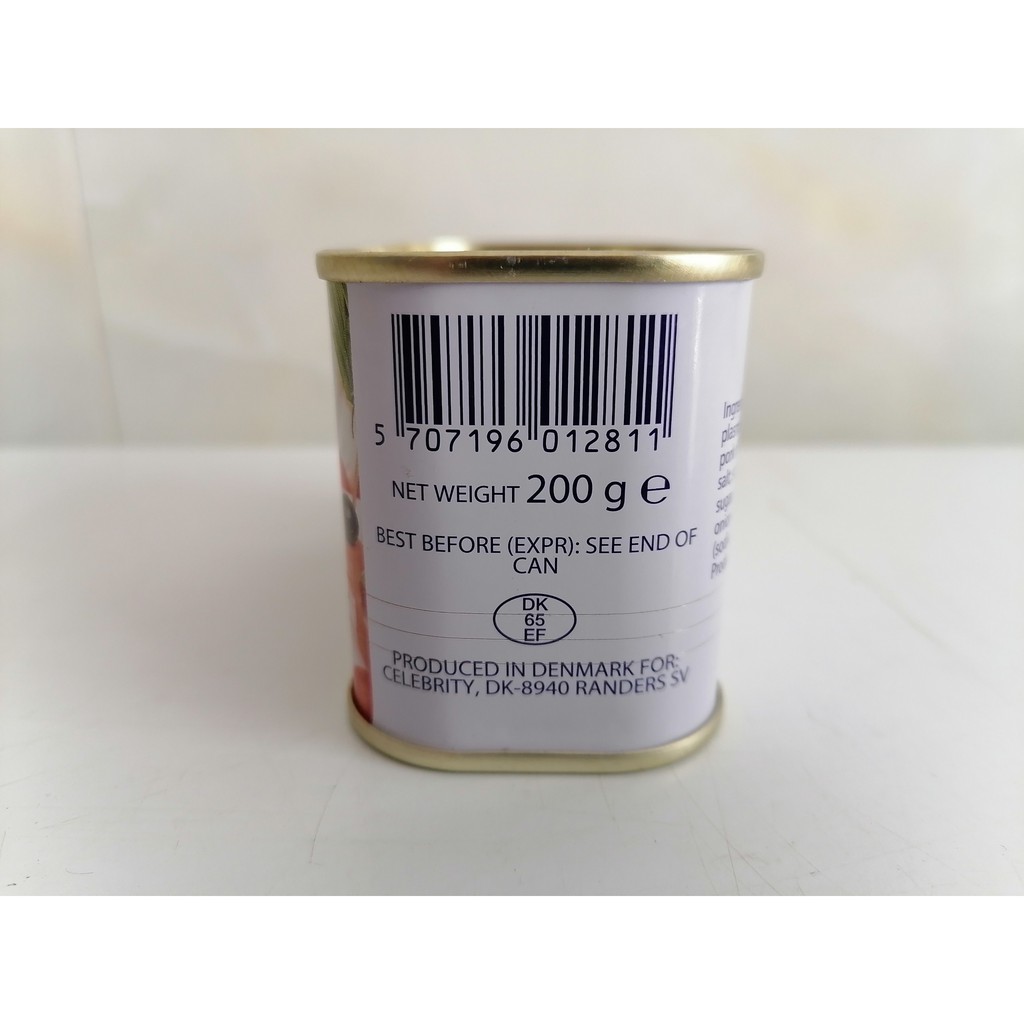[200g] Patê thịt heo [Denmark] CELEBRITY Danish Pork Luncheon Meat (tgc-hk)