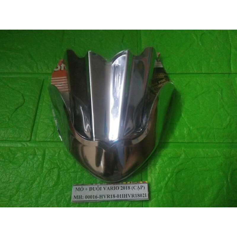 Bộ ốp Mỏ và đuôi Vario 2018 inox Thái