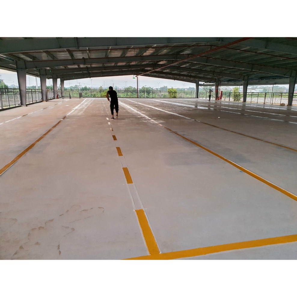 Sơn Epoxy KCC màu Vàng kẻ đường Line