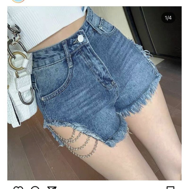 ☘️QUẦN JEAN PHỐI XÍCH TẠO CẢM GIÁC CHÂN DÀI☘️