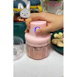 MÁY XAY THỊT MINI HỒNG SIÊU MẠNH CHO NHÀ BẾP