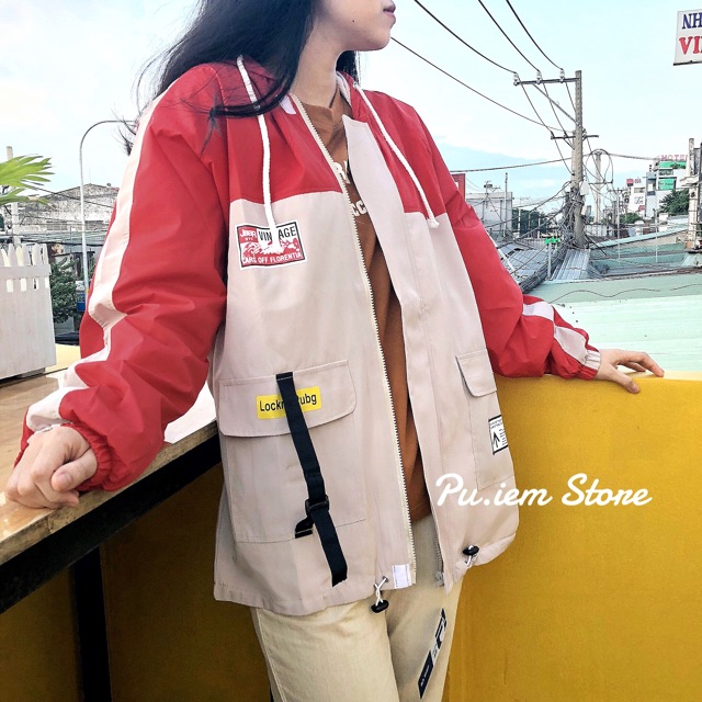 [Ảnh thật] Khoác dù Vintage - chống nắng, mưa bay, cản gió | BigBuy360 - bigbuy360.vn