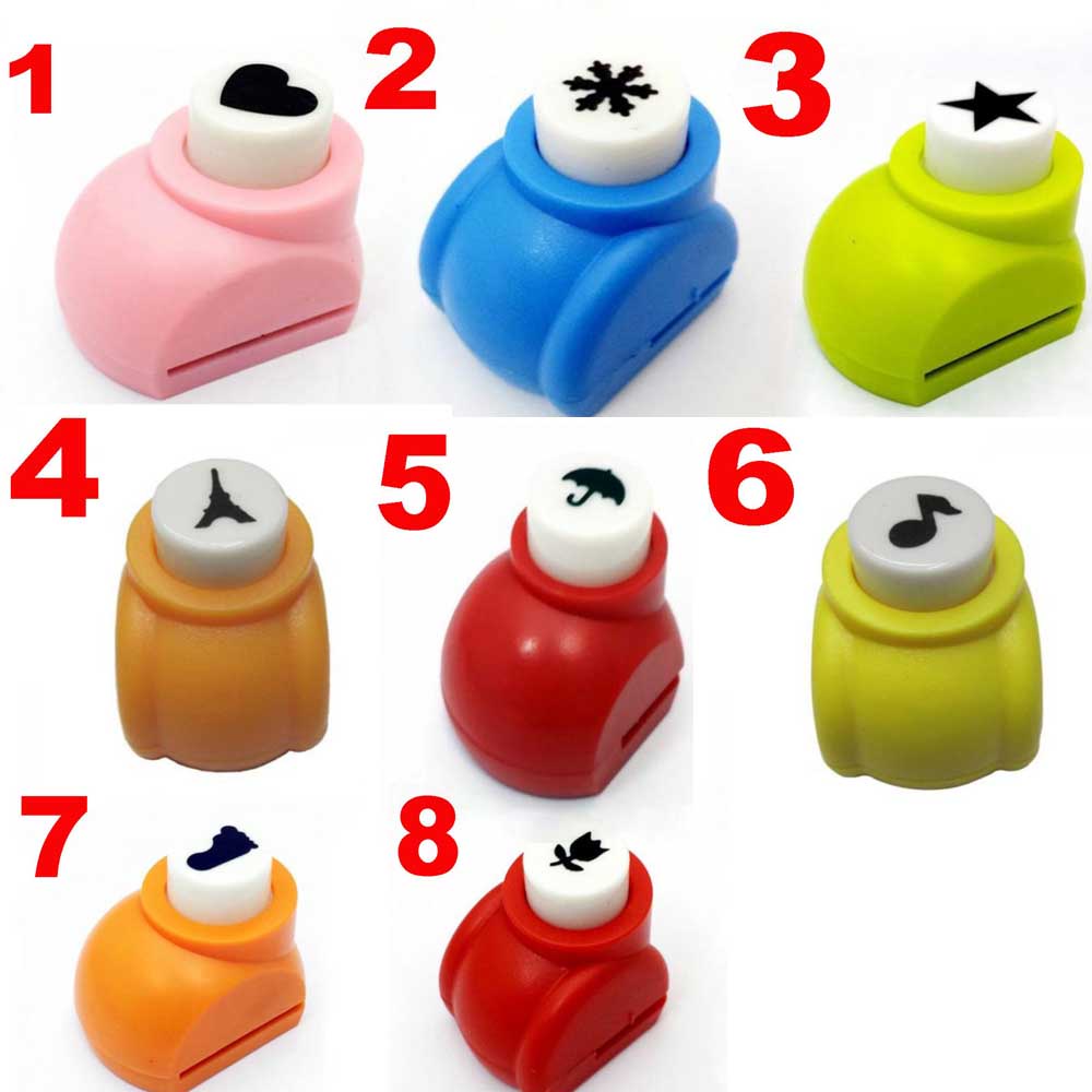 Dụng cụ bấm giấy họa tiết xinh xắn trang trí sổ tay DIY cho bé