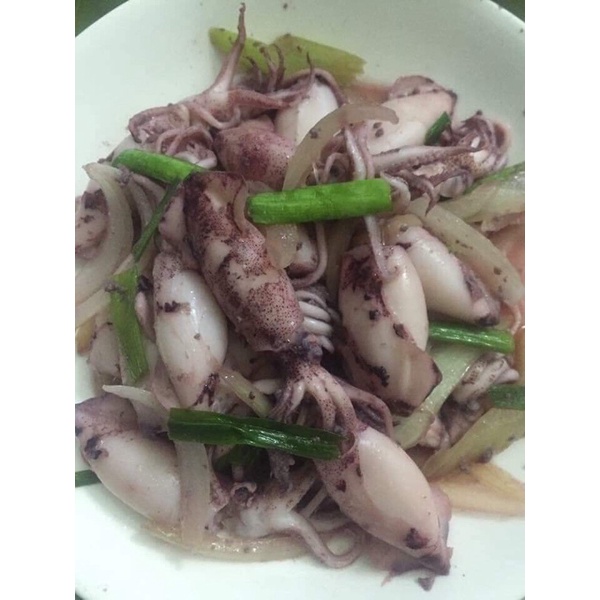 Mực ống tươi 1kg ngon ngọt ❤️ GIÒN NGON❤️ 1kg xào , hấp , thả lẩu