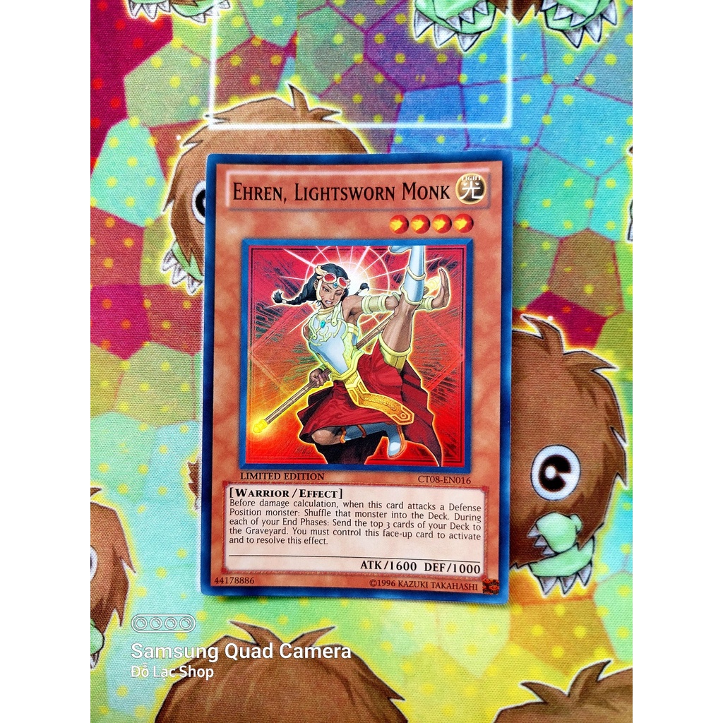 THẺ BÀI YUGIOH Monster Ehren, Lightsworn Monk