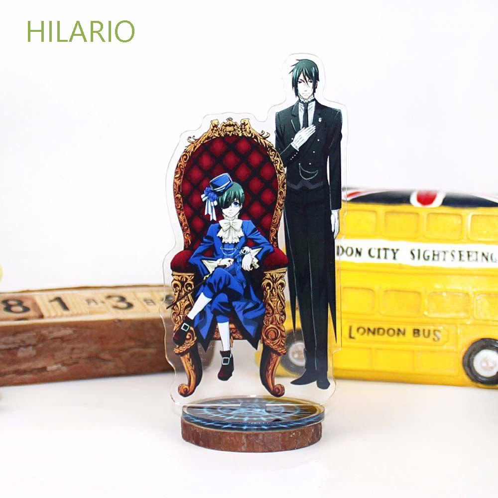 Mô hình nhân vật anime Kuroshitsuji Sebastian bằng acrylic màu đen để bàn trang trí DIY