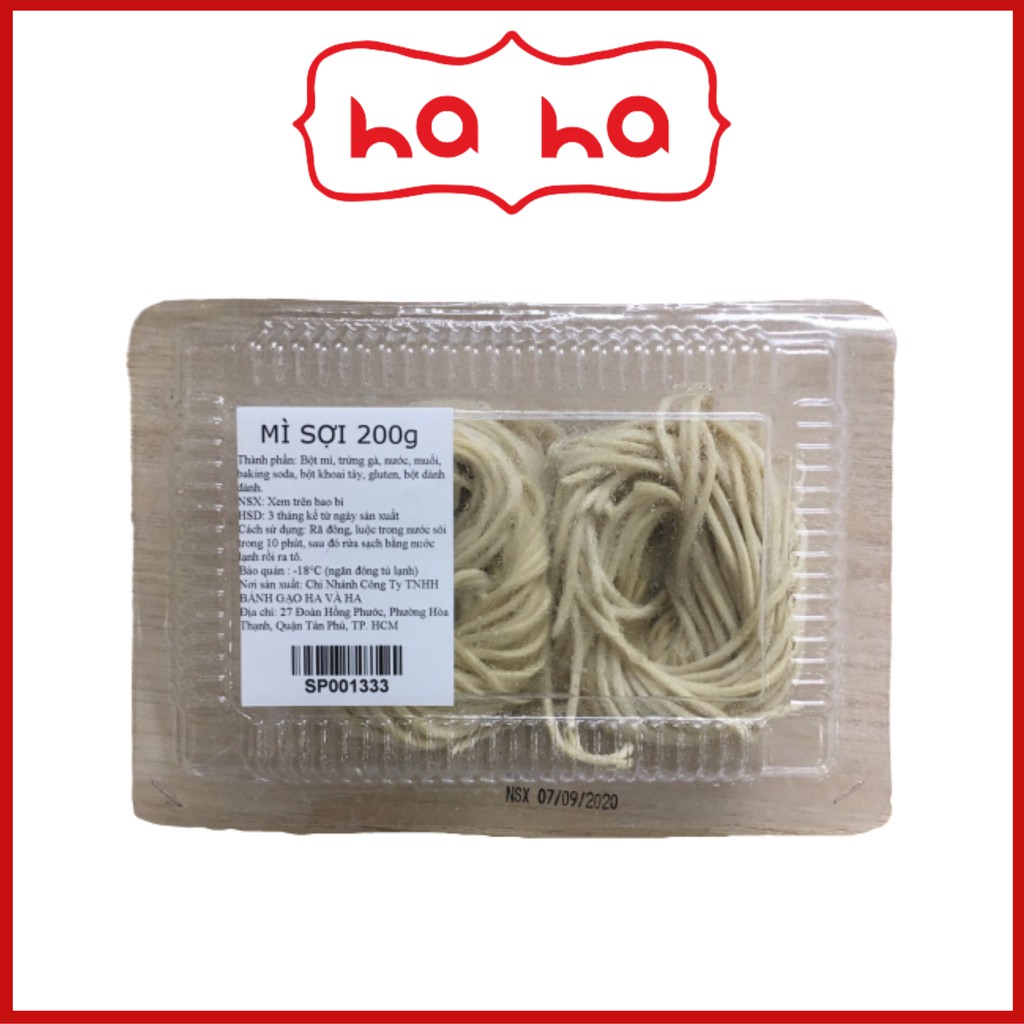 [CHỈ SHIP HCM] Mì sợi 200g