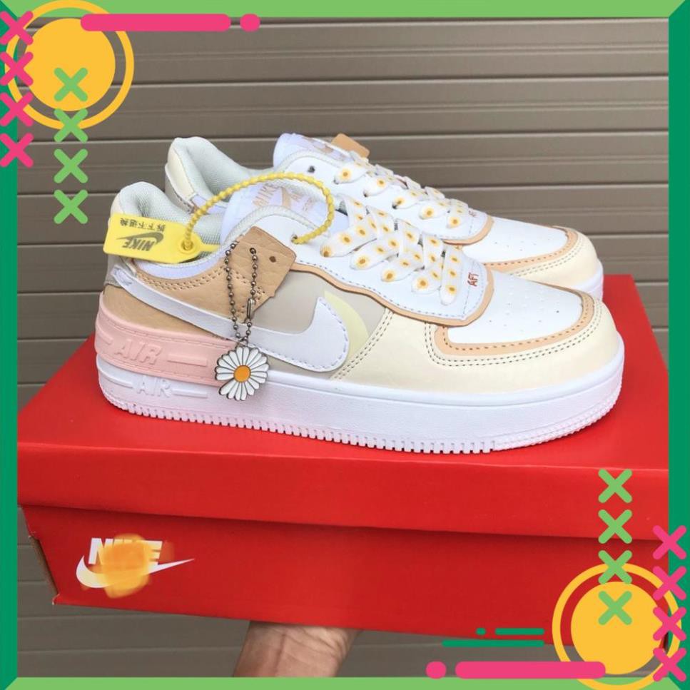 ⚡Giày Thể Thao Nữ AF1 Air Force 💗Hoa Cúc Vàng CỰC ĐẸP 2021