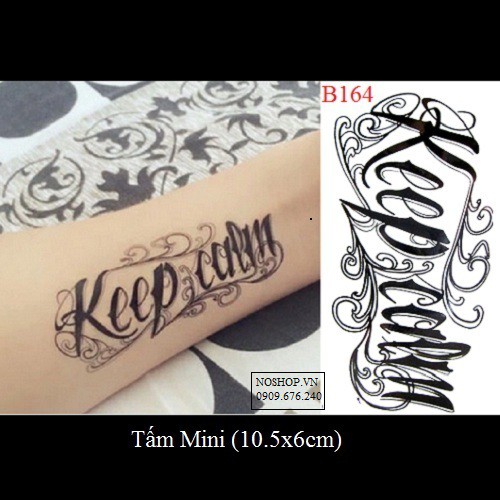 Hình xăm Mini Nam - B164