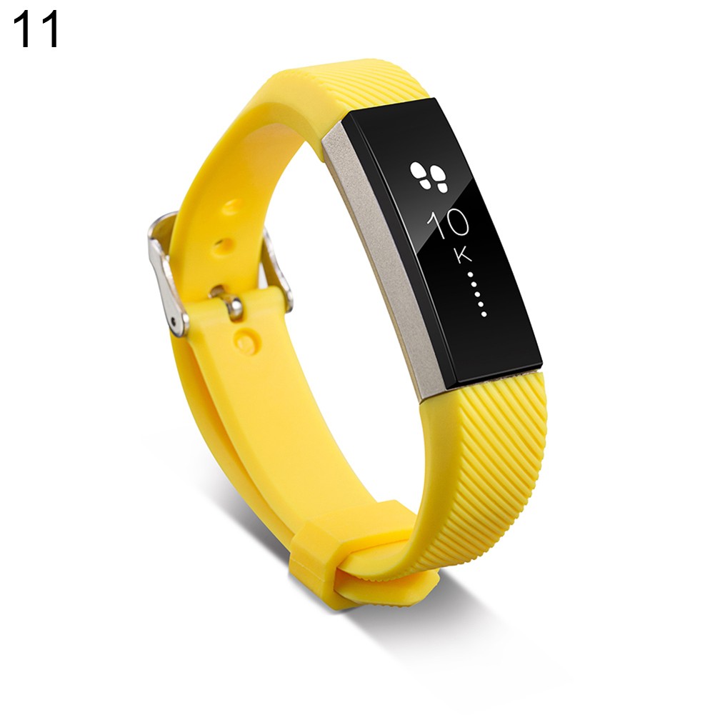 Silicone Dây Đeo Thay Thế Chất Liệu Silicon Thiết Kế Nhiều Lỗ Cho Fitbit Alta E16