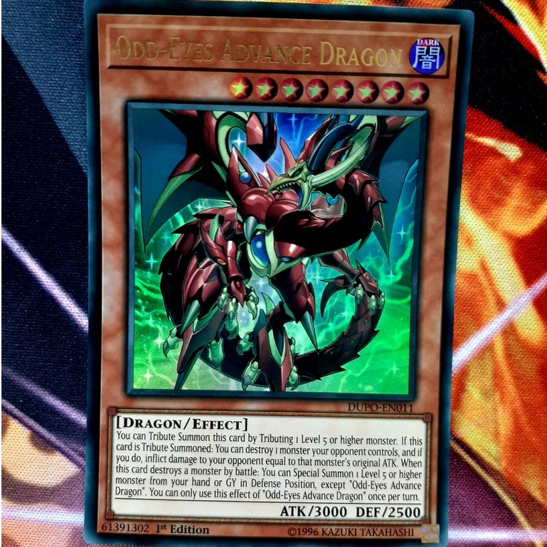 [ ĐỖ LẠC SHOP ] THẺ BÀI YUGIOH - MONSTER - Odd-Eyes Advance Dragon - DUPO-EN011 - Ultra Rare 1st Edition