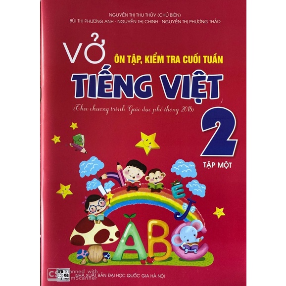 Sách - Vở Ôn Tập Kiểm Tra Cuối Tuần Môn Tiếng Việt Lớp 2 Tập 1