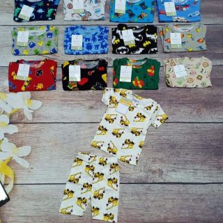 Combo 6 bộ carter bozip cho bé trai 6-18kg