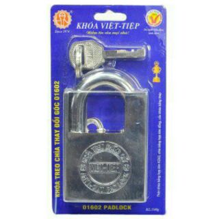 Khóa treo chống cắt xi trắng VIỆT TIỆP 60MM
