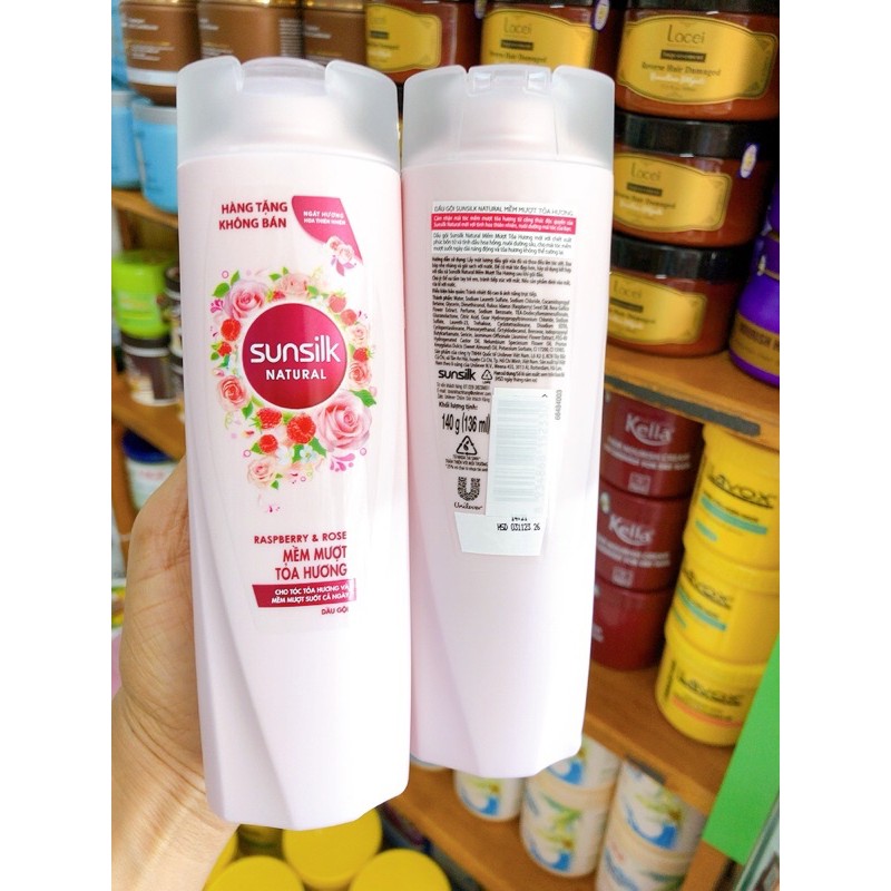 dầu gội sunsilk mềm mượt toả hương 140g(hàng km)