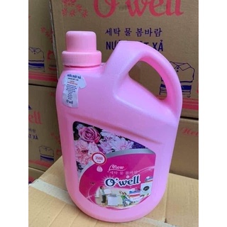 Thùng 4 chai nước giặt Owell mỗi chai 3.5 lít cực thơm cực sạch.