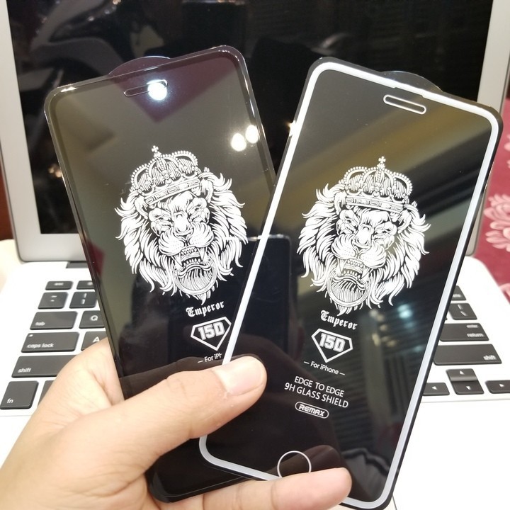 Kính cường lực iphone 15D REMAX - full màn - full mã -  viền mỏng - chống xước tốt