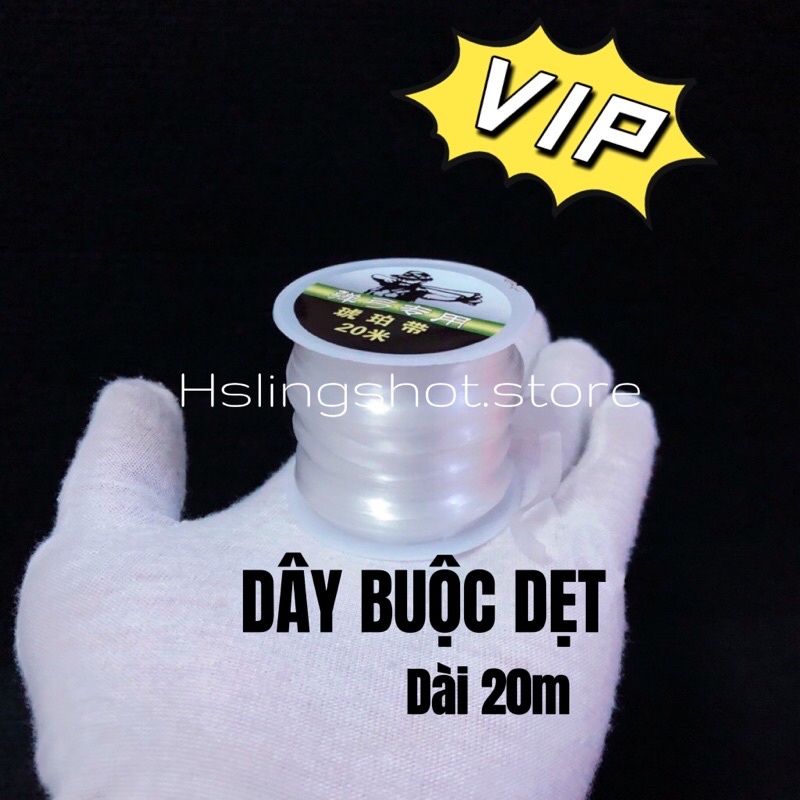 Dây buộc thun ná cao su sợi dẹt, dây buộc ná cao su chạc cột