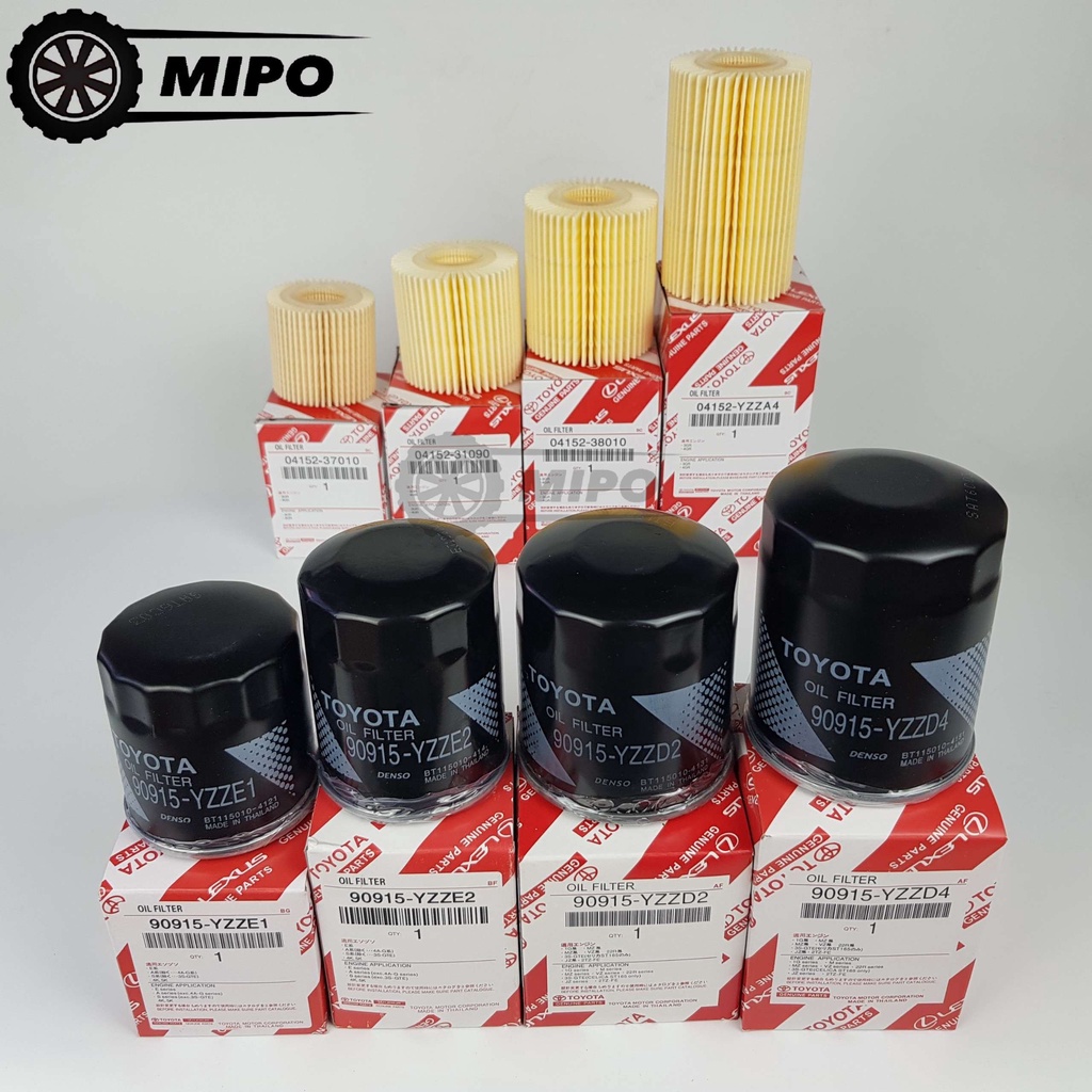 [Combo 10 cái] Lọc nhớt (lọc dầu) dòng xe Toyota và Lexus: Innova, Vios, Altis, Lacruiser, Hilux, Fortuner, Altis, LX570