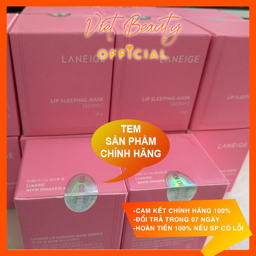 [HOT SALES ) Mặt Nạ Ngủ cho môi Laneige 20g