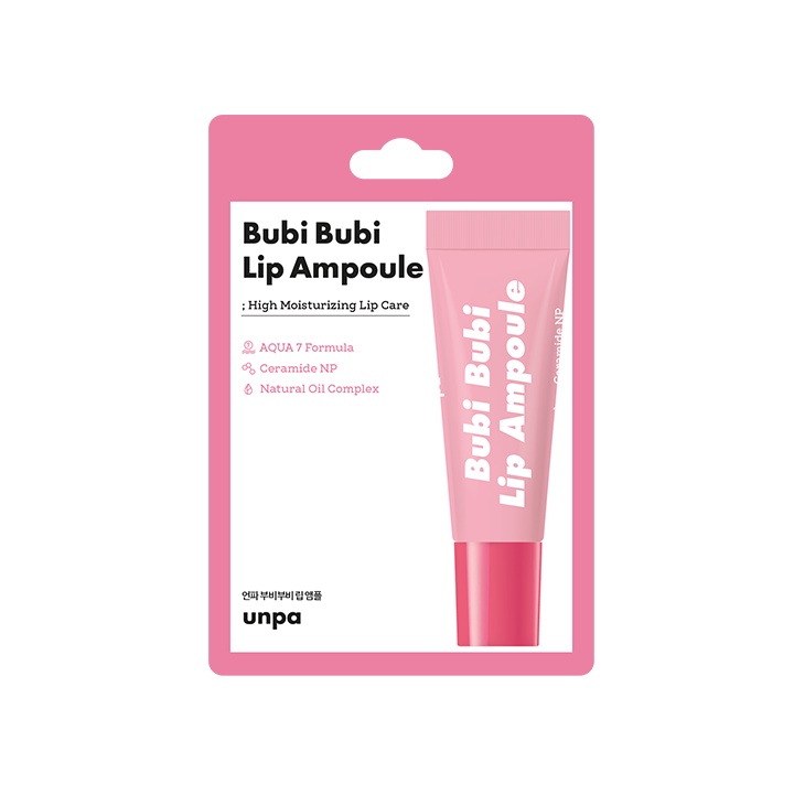 Tinh Chất Dưỡng Môi Căng Mọng Unpa Bubi Bubi Lip Ampoule 10g