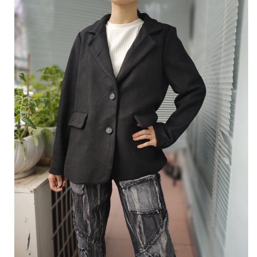 Áo Blazer Dạ Hàn second-hand, áo mangto, Trench coat - Đồ Si Bon MT26