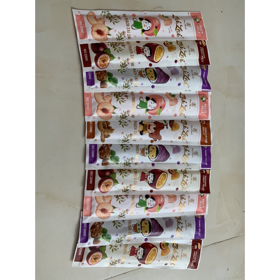 1kg Thạch zai zai tùy chọn 320g thanh dài/ thanh ngắn hahanshop1519