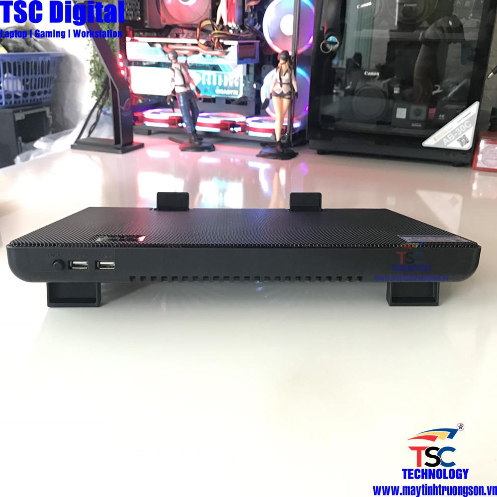 Đế Tản Nhiệt Laptop FORTECH F118 2Fan | Chính Hãng 2 Fan