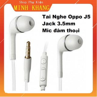 [Mã ELHACE giảm 4% đơn 300K] [Deal Sốc] Tai Nghe Oppo J5 Jack 3.5mm Có Mic - Âm Tốt - Không Đau Tai