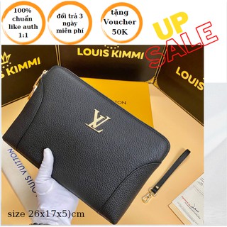 Clutch - ví cầm tay nam nữ khóa số cao cấp da bò 100% cl304