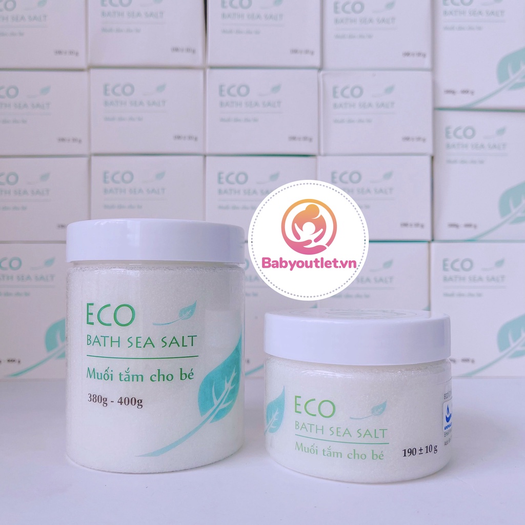 Muối tắm cho bé Eco / Eco Gold 400g dùng để tắm, gội đầu, rửa mặt, hàng chính hãng