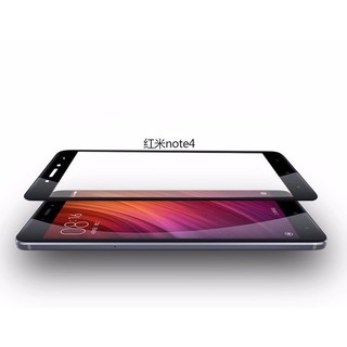 Cường lực Redmi Note 4 full màn hình màu đen