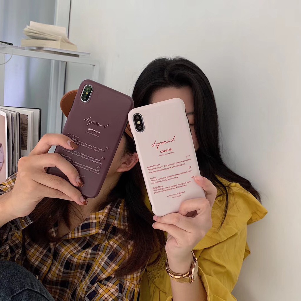 Ốp Điện Thoại Mềm Màu Đất Phong Cách Hàn Quốc Dành Cho Iphone 11 Pro Ixs Max Xr I 7 I 8 Plus Se 2 | BigBuy360 - bigbuy360.vn