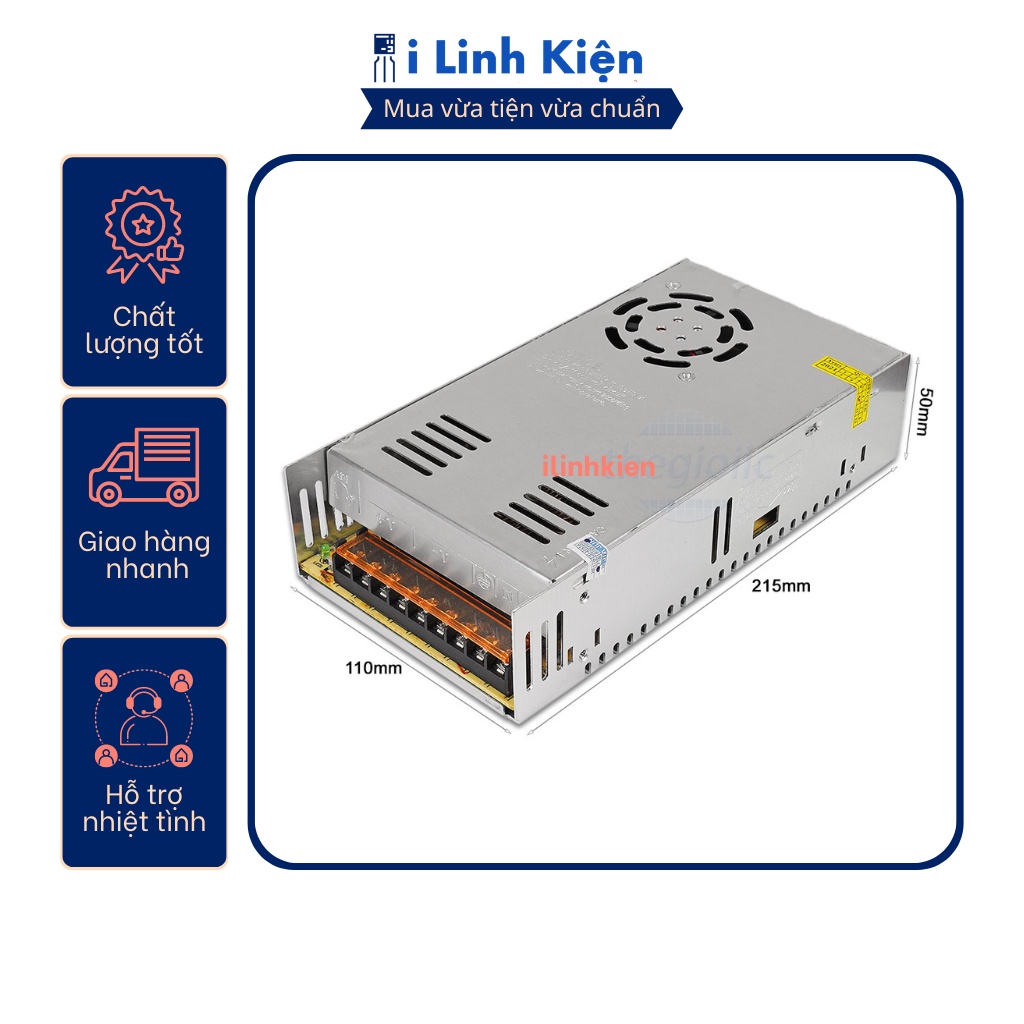 Nguồn tổ ong 24V 15A (nguồn xung)