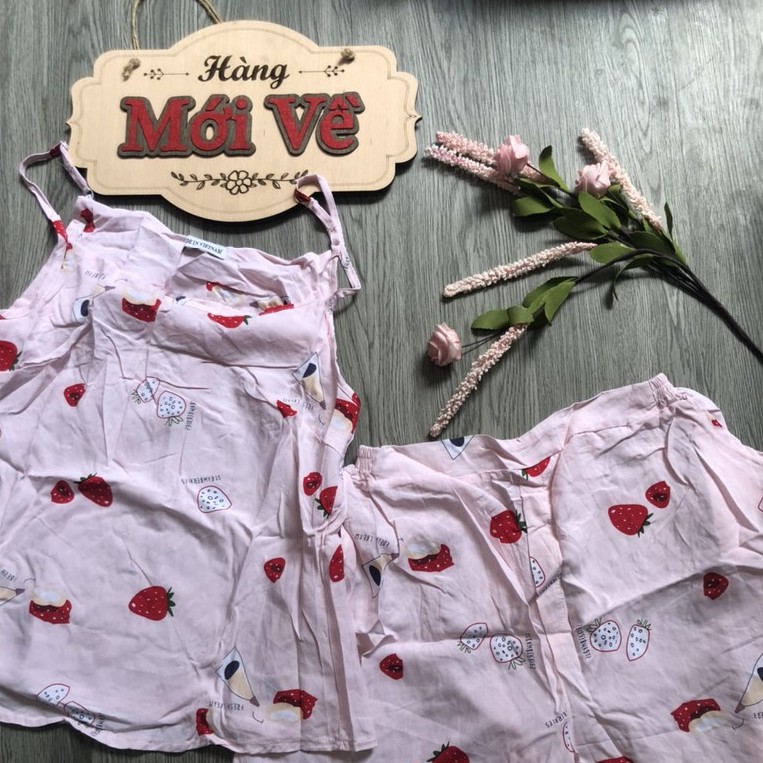 Bộ Mặc Nhà🌹FREESHIP🌹Bộ Lanh 2 Dây Mặc Nhà Siêu Mát Chất Đẹp AN21