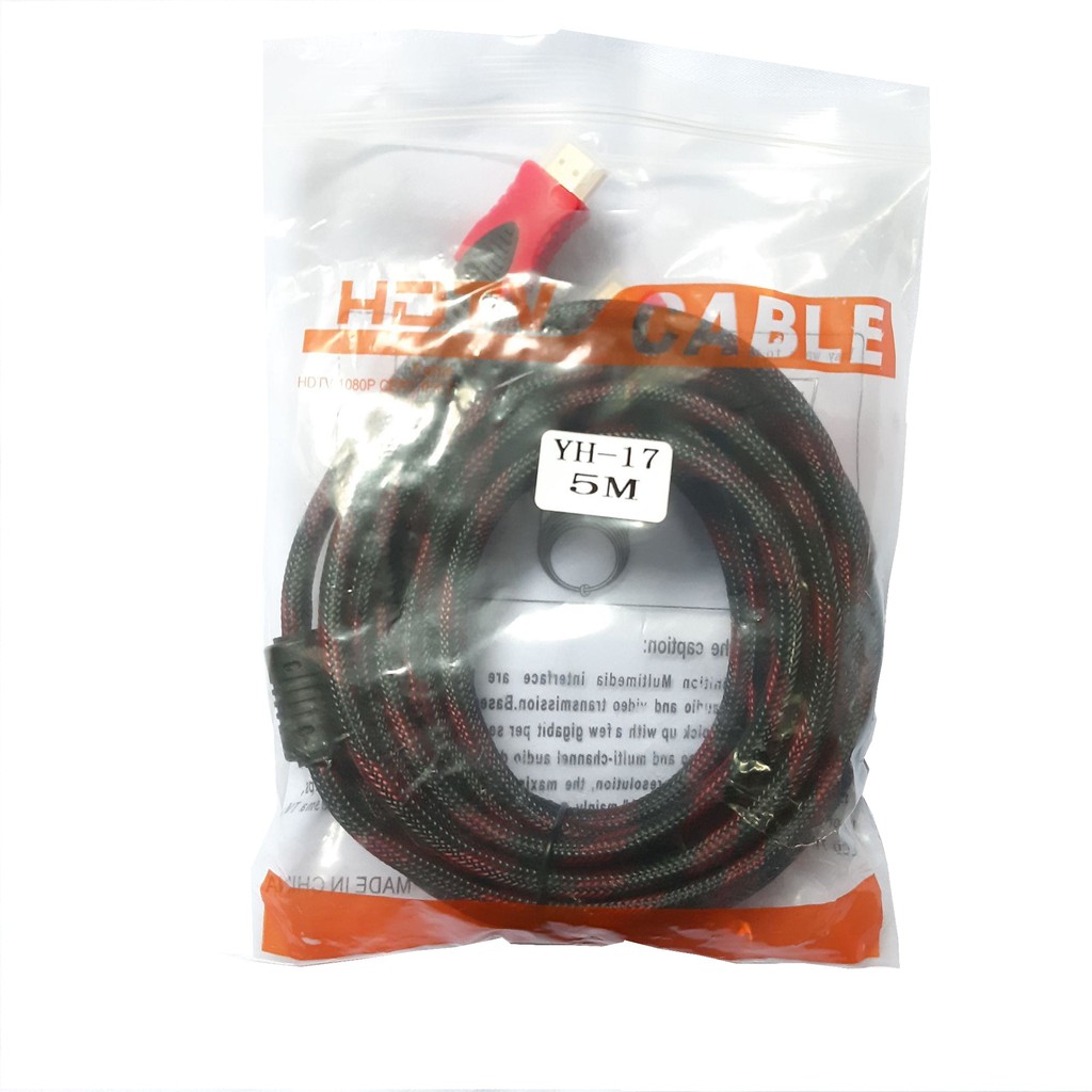 CÁP HDMI LOẠI RẺ BỀN ĐẸP CHUẨN HD 1.4 1.5M YH 15 , 3M YH 16, 5M YH 17 , 10M YH 18