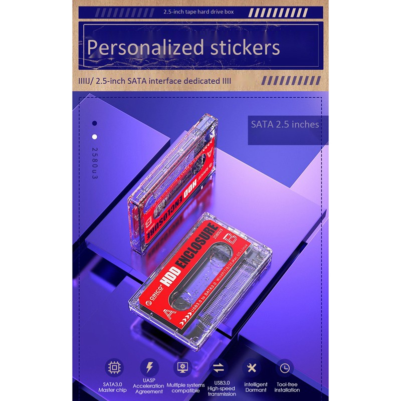 Hộp Đựng Ổ Cứng Ngoài Orico 2580u3 Usb 3.0 6tb 2.5 Inch Sata Hdd Ssd Cho Laptop Pc | BigBuy360 - bigbuy360.vn