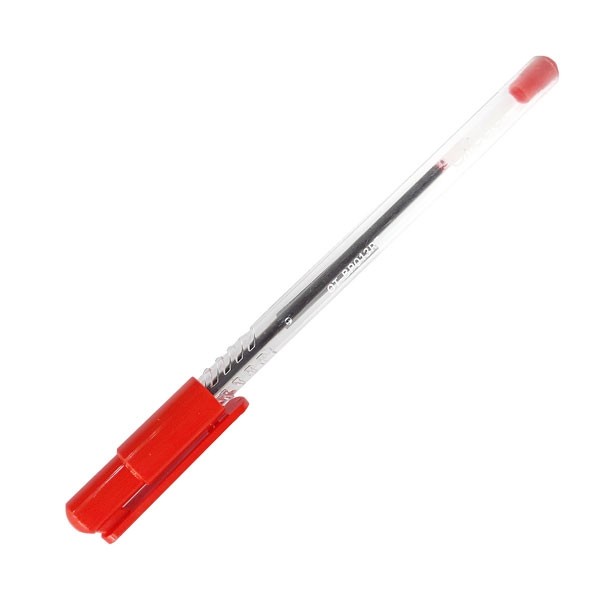 Hộp 20 Cây Bút Bi 0.5 mm Officetex OT-BP013RE - Mực Đỏ - 8935276452401