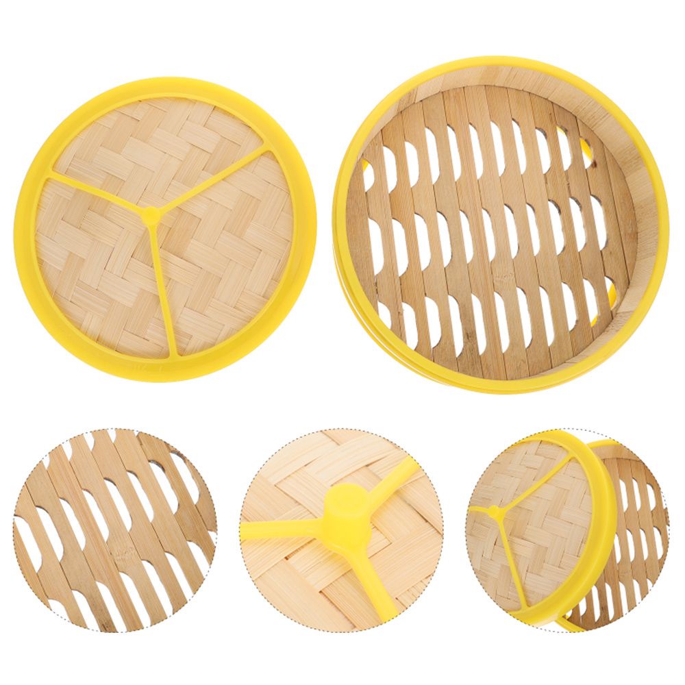 Nồi Hấp Bánh Bao Bằng Gỗ Tre Tự Nhiên An Toàn Nhiều Kích Thước Có Nắp Đậy An Toàn Cho Nhà Bếp 81