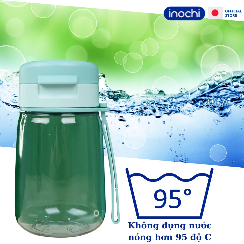 Bình nước Goki Hero 350ml inochi bình đựng nước cho bé