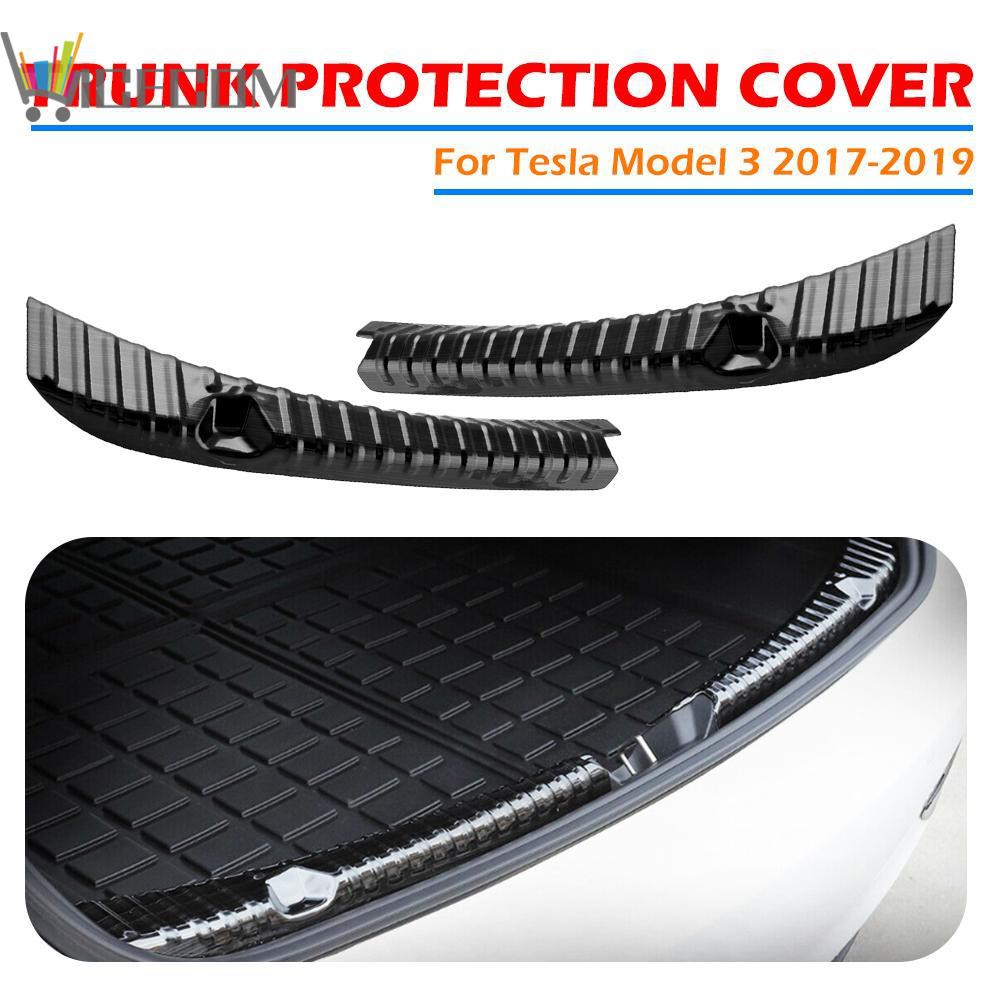 Set 2 Phụ Kiện Bảo Vệ Cốp Xe Hơi Tesla Model 3 2017 2018 2019