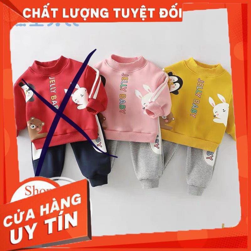 Bộ dài tay Jelly Baby cho bé gái họa tiết đáng yêu