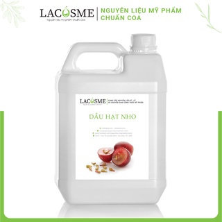 500ml - 1Lit Nguyên liệu mỹ phẩm Dầu hạt nho xanh Lacosme
